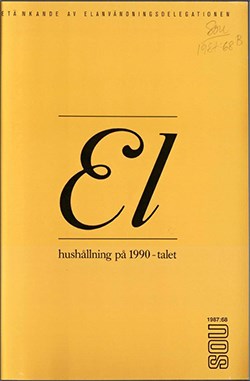SOU_1987:68, grunden till Fastighetselgruppen-Vitvarugruppen-BeBo.